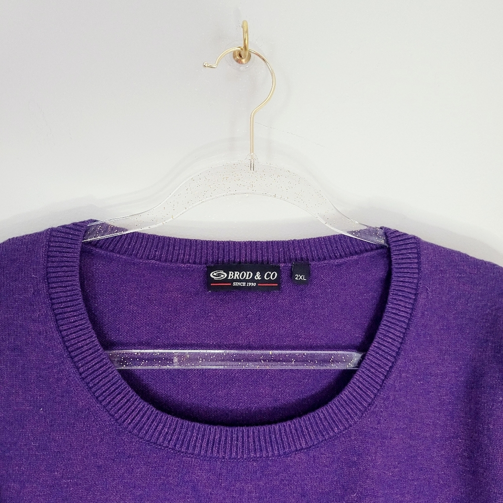 Wool sweater crew neck bulgarian wool - Picture 4 of 8